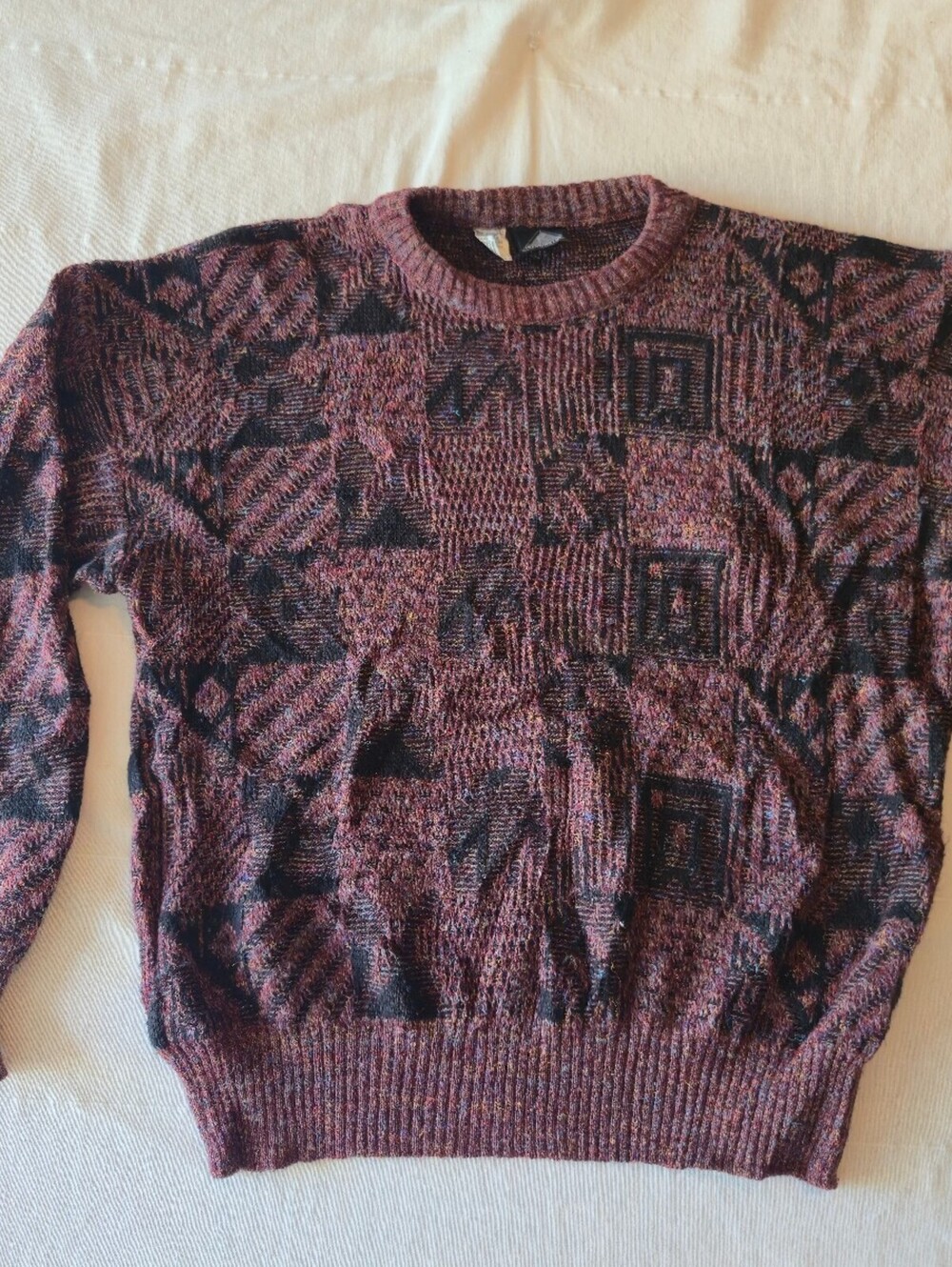 Vintage Kennington Wool Blend Pullover Sweater Made in Italy Size Large